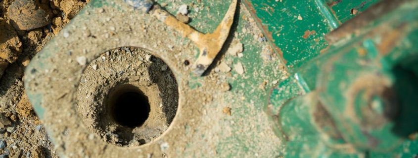 Boring Holes To Perform Soil Testing